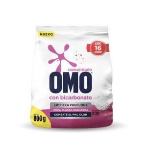 Deter Omo Bicarbonato Polvo 800gr Cx18