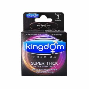 Preservativo Kingdom 3u Cx24