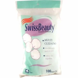 Algodon Bolita Swiss Beauty 100u Cx24