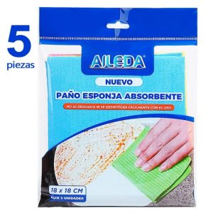Paño Esponja Aileda 5u Bol Cx50