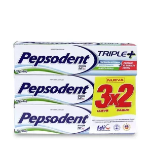 Pasta Pepsodent Triple+ 130gr Pack*3 Cx18