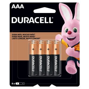 Pilas Duracell AAA 8x12